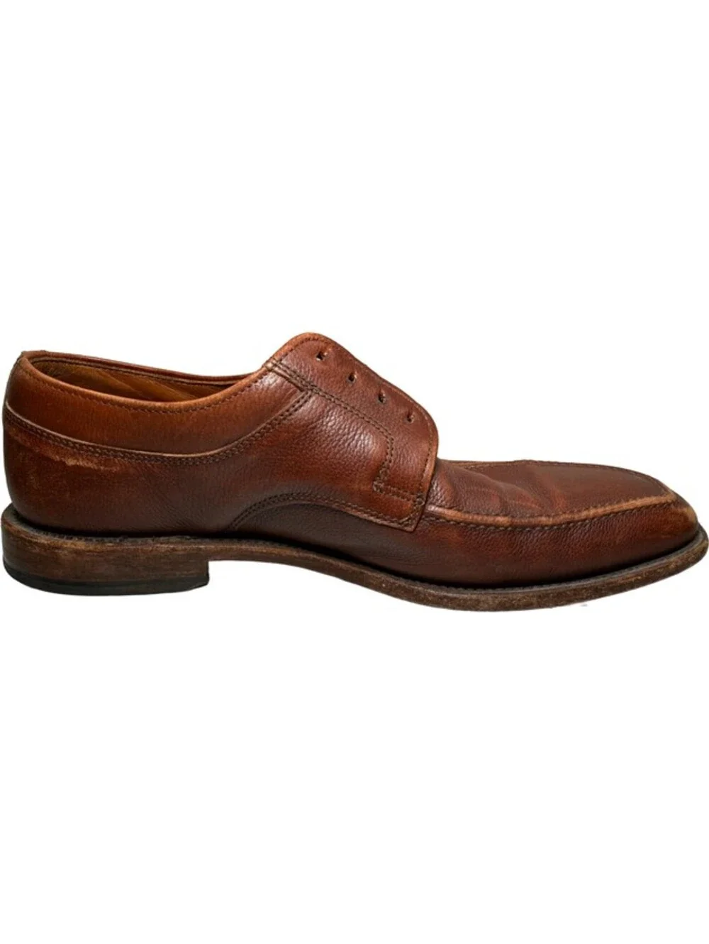 Allen Edmonds Jackson derby shoes Mens Calf Leather Sz US 9.5 D Chili Brown